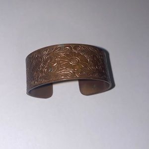 Copper cuff handmade